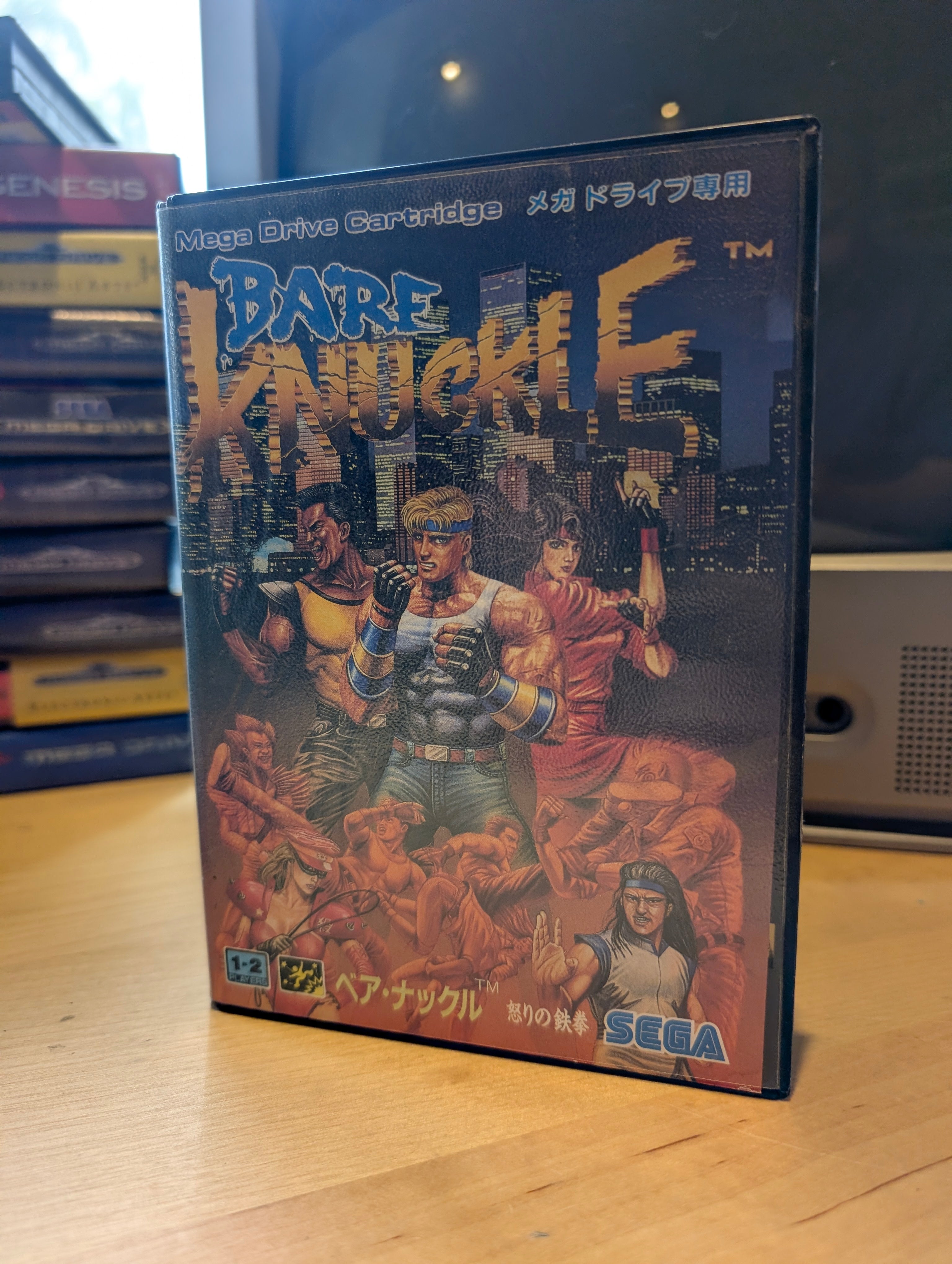 Bare Knuckle - Sega Mega Drive - CIB - Japanese Import (NTSC-J) - Tested & Working