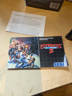 Streets of Rage 2 - Sega Mega Drive - CIB - Tested & Working