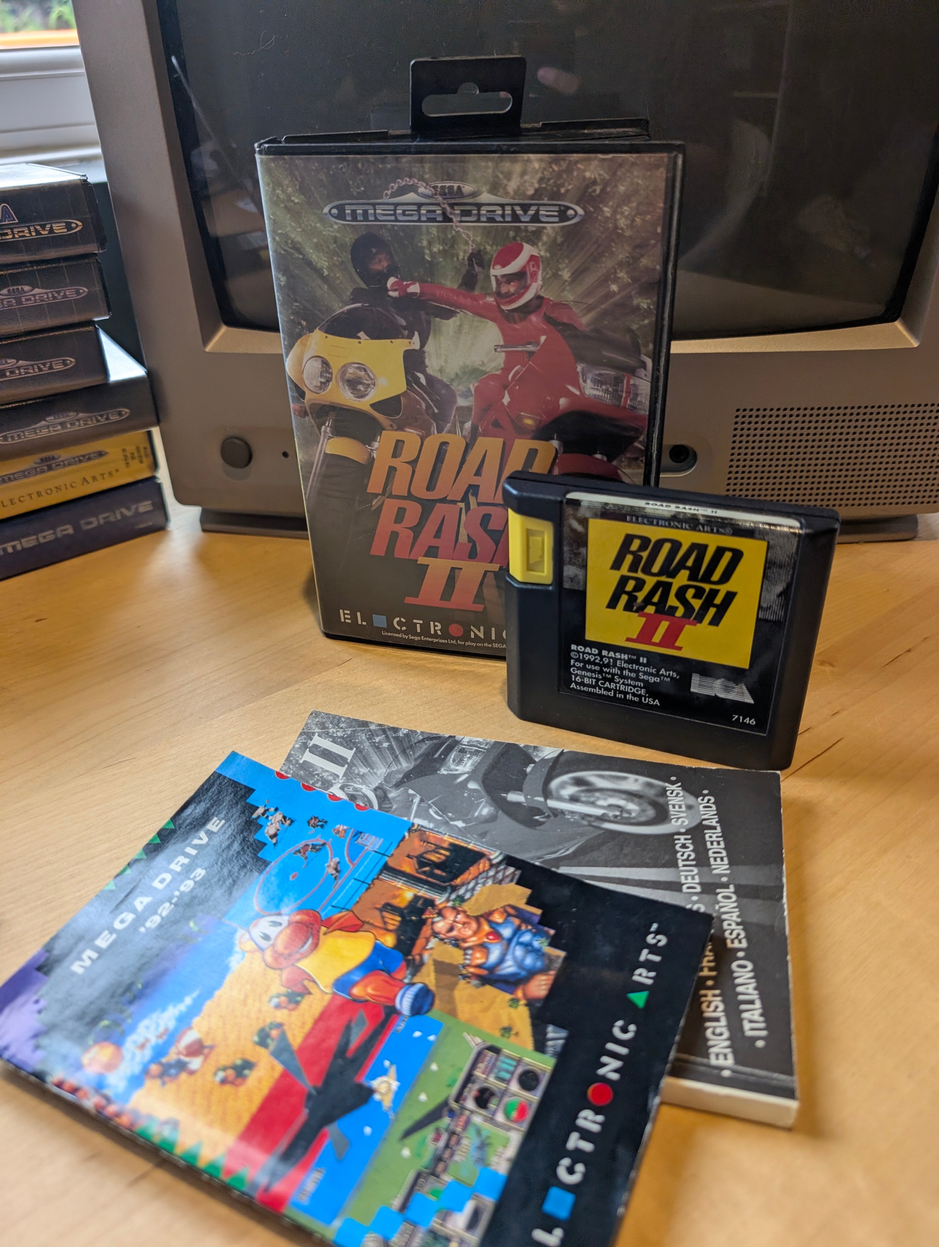 Road Rash II - Sega Mega Drive - CIB - Tested & Working