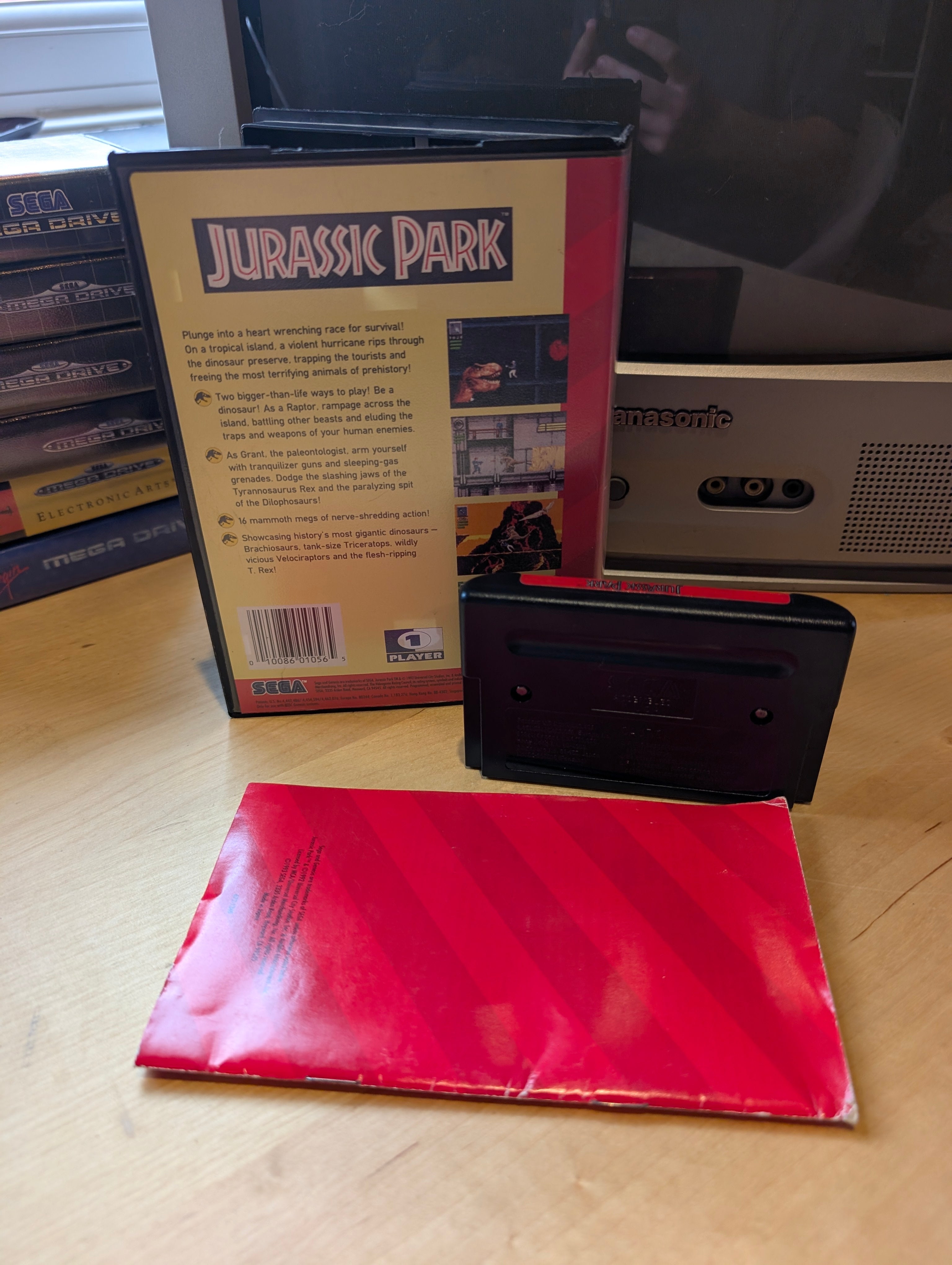 Jurassic Park - Sega Genesis - CIB - NTSC (USA) - Tested & Working