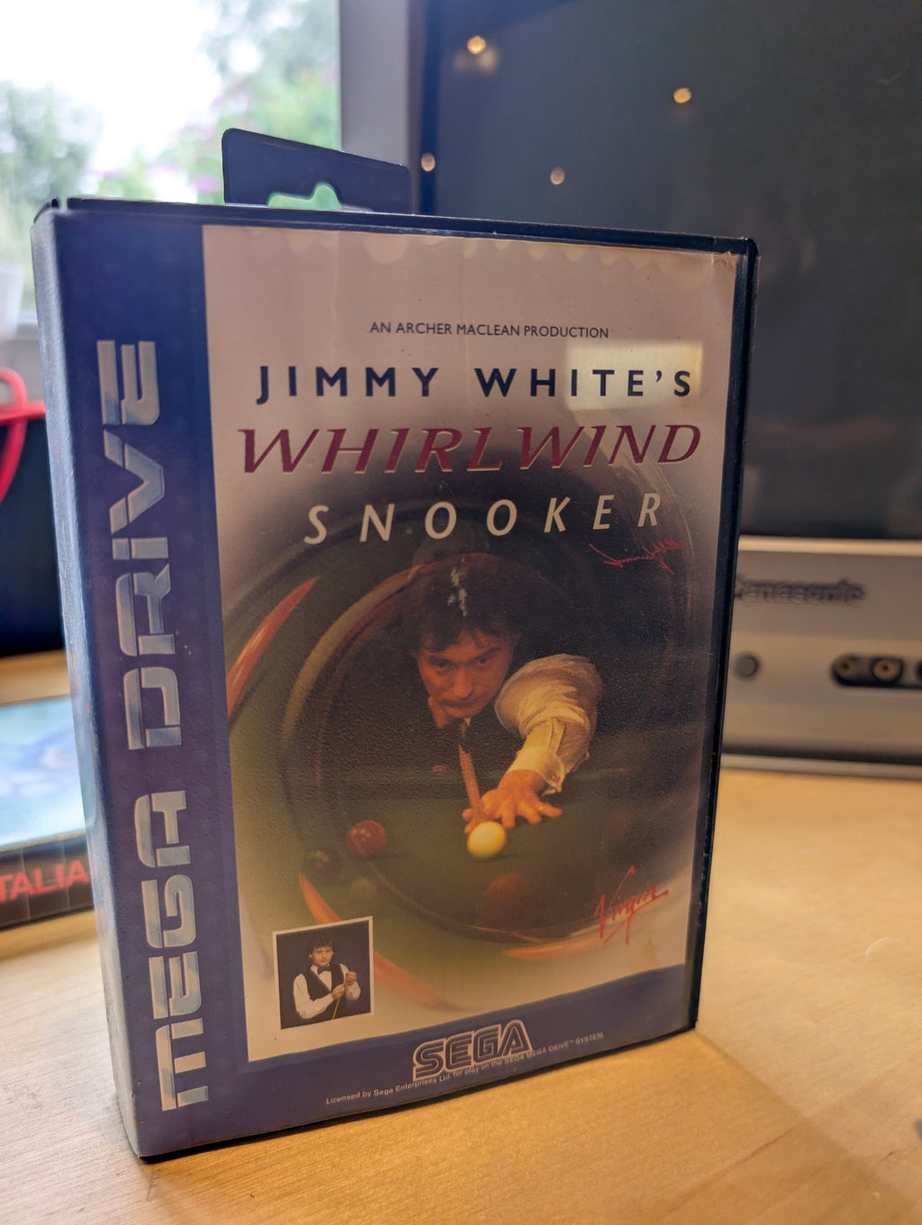 Jimmy White Whirl Wind - Sega Mega Drive - Boxed No Manual - Tested & Working