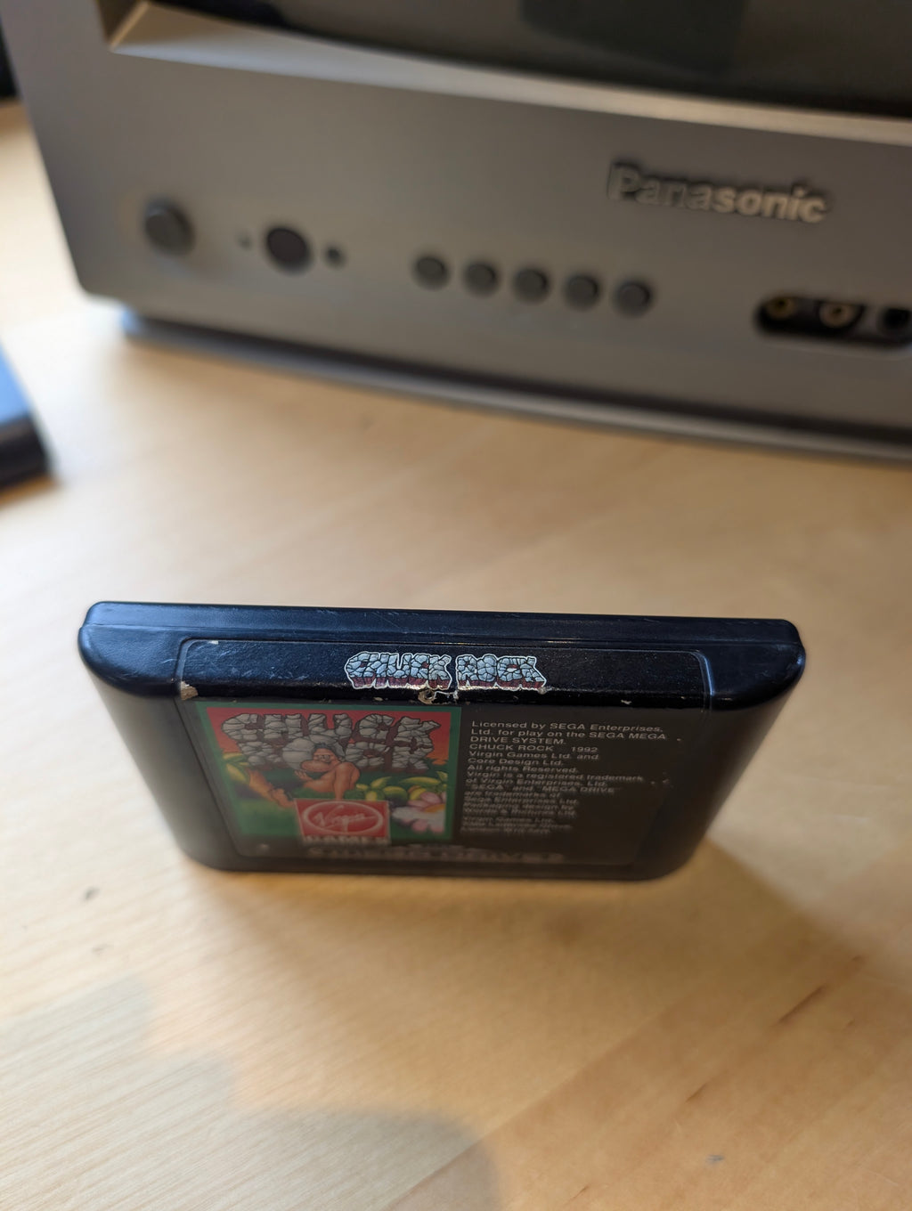 Chuck Rock - Sega Mega Drive - Cartridge Only - Tested & Working
