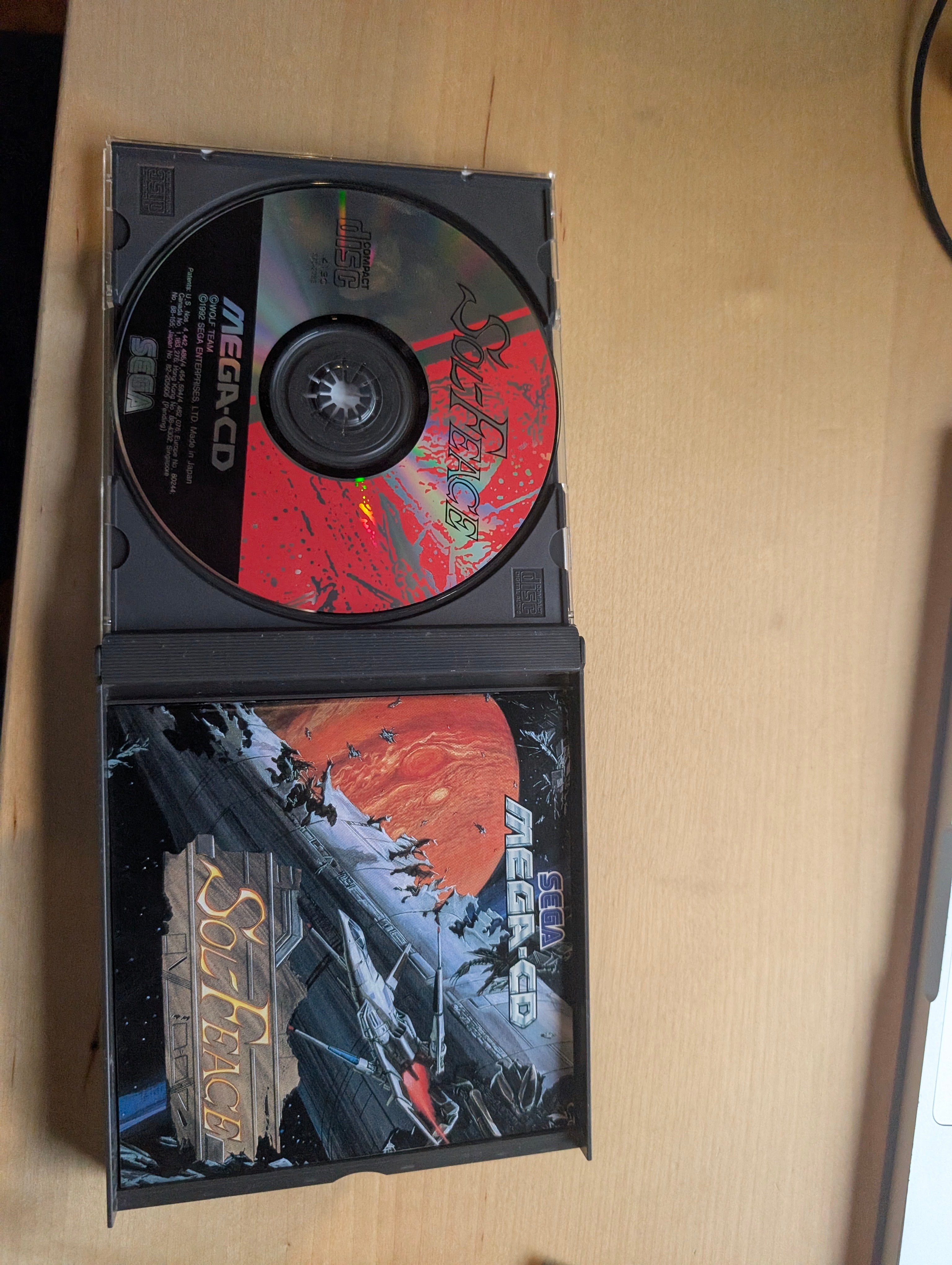 Cobra Command & Sol-Feace - Sega Mega CD - CIB - Tested & Working