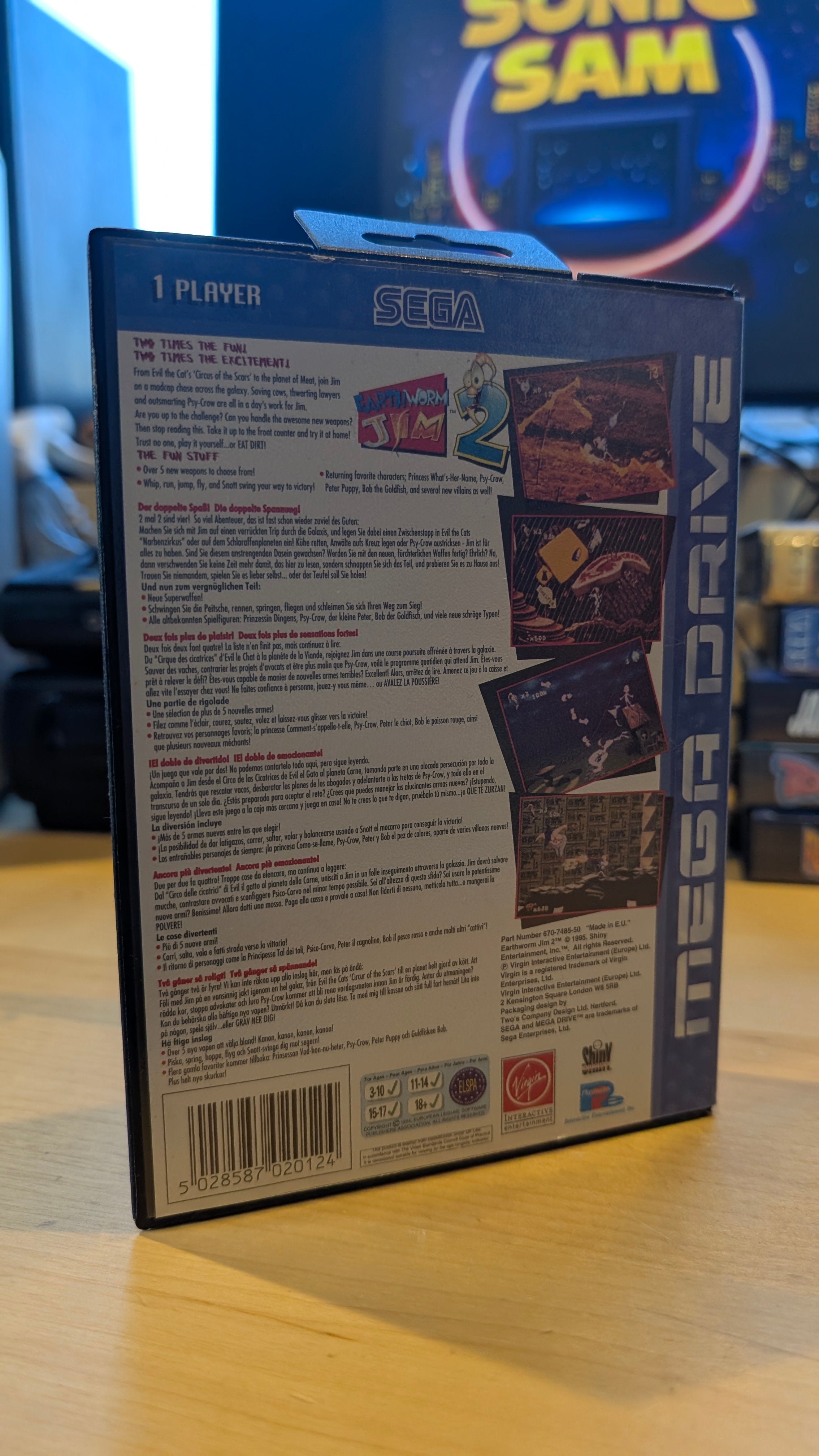B.O.B Sega Mega Drive – CIB – Tested & Working